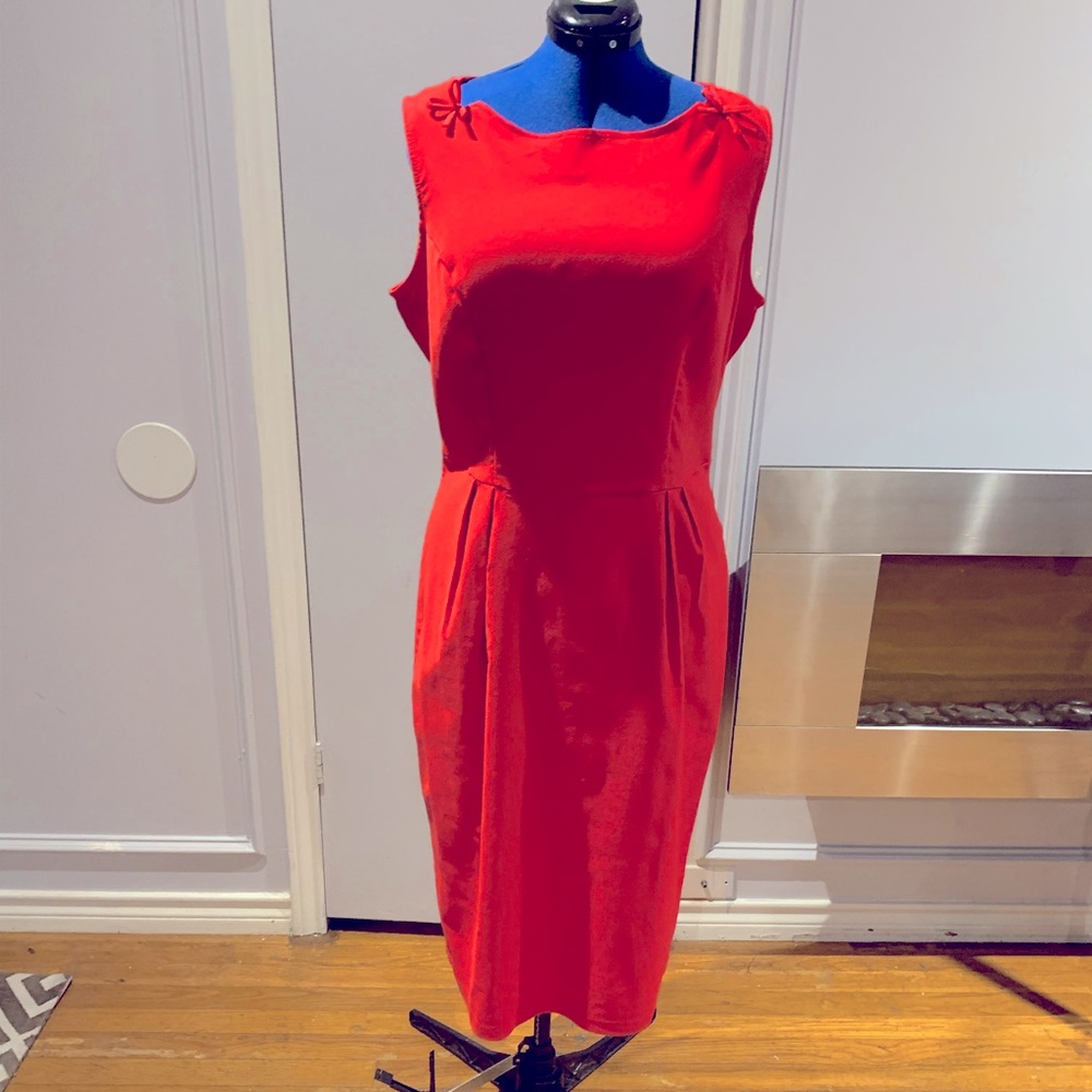 Siren Red Wiggle Dress Bettie Page by Tatyana, vintage inspired